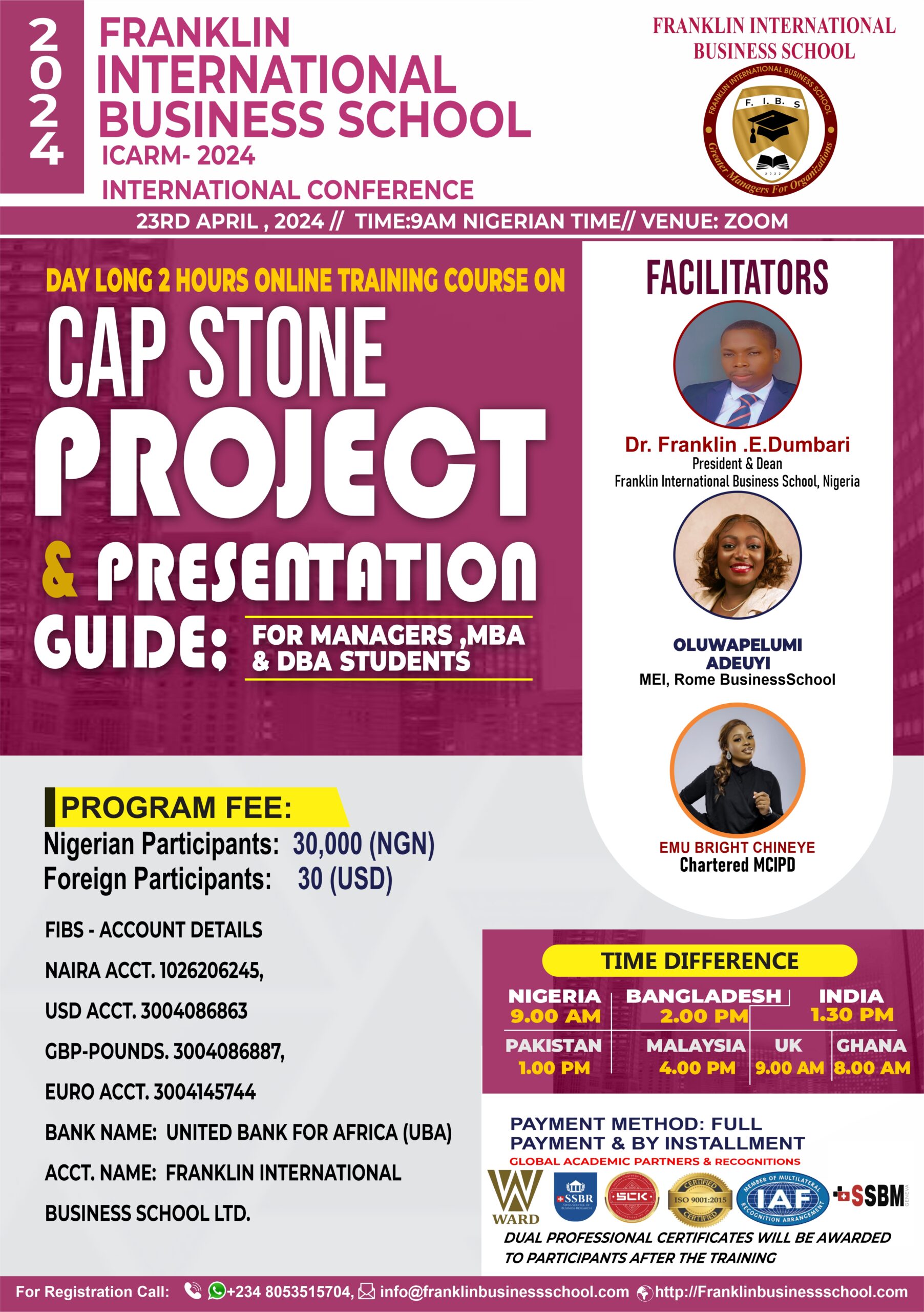 FIBS-CAP STONE PROJECT