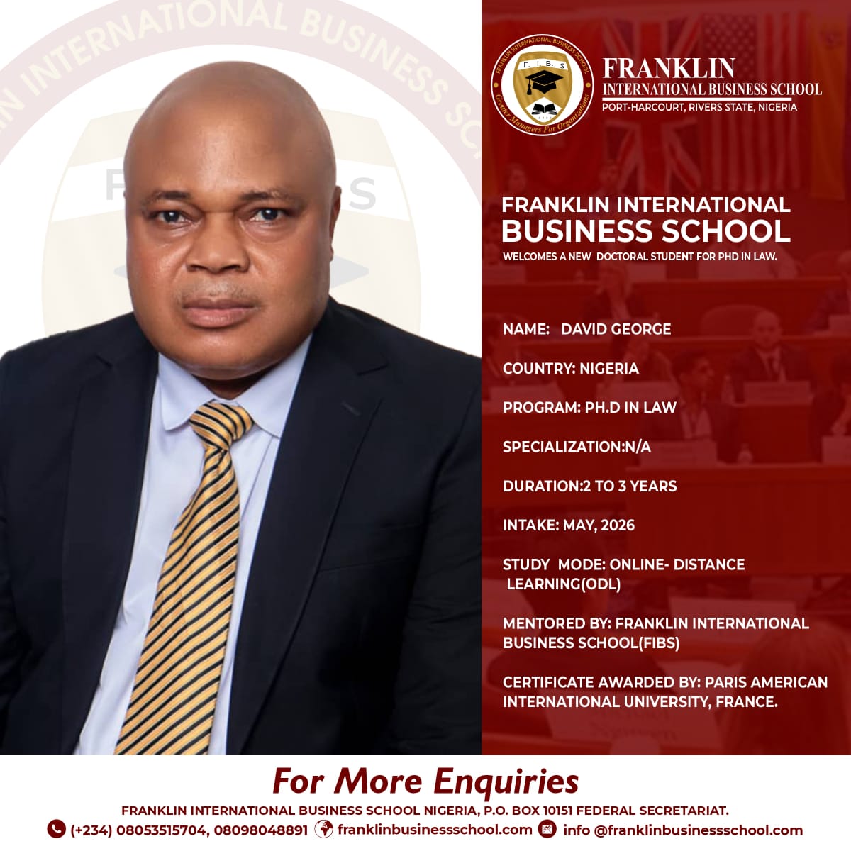 Franklin Business School